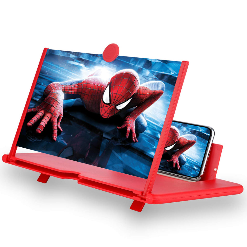 Full HD Mobile Phone Screen Amplifier Pull-out HD Video Mobile Phone Desktop Lazy Magnifying Glass Holder  Limit Stock 12 Inch Size