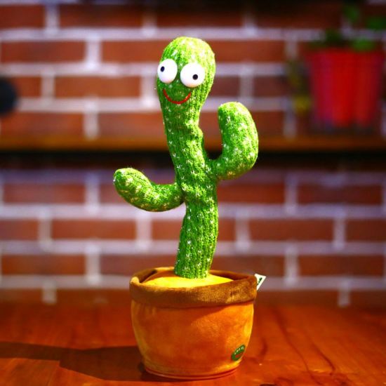 New Dancing Cactus Toy, Talking Tree Cactus Plush Toy Free Home Delivery Limited Stock Available Azadi Sale