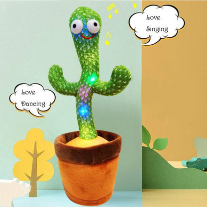 New Dancing Cactus Toy, Talking Tree Cactus Plush Toy Free Home Delivery Limited Stock Available Azadi Sale