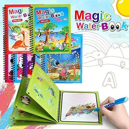 Magic Water Painting Book For Kids (Reuseable) Book Limited Stock Available